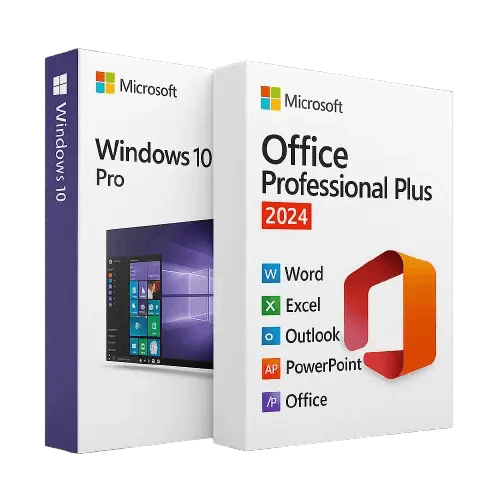 Bundle: Windows 10 Professional + Office 2024 Professional Plus | Retail Keys - LicenGold