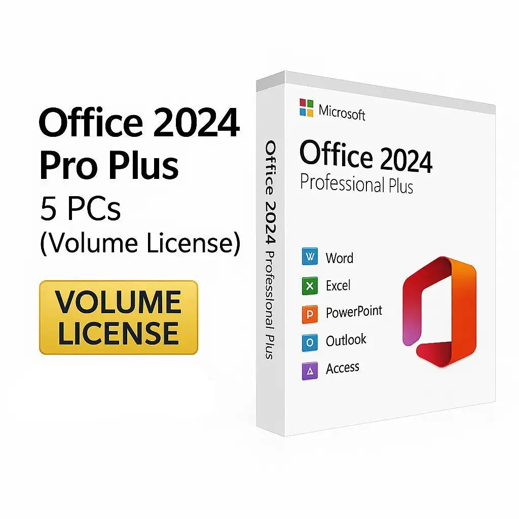 Microsoft Office 2024 Pro Plus – 5 PC License | Multi-Activation Key LicenGold