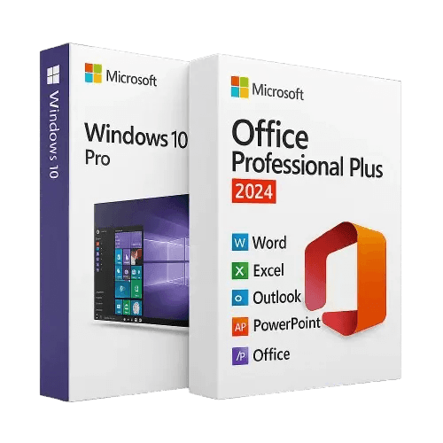 Bundle: Windows 10 Professional + Office 2024 Professional Plus | Retail Keys - LicenGold