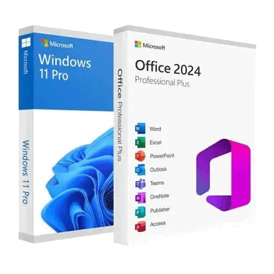 Bundle: Windows 11 Professional + Office 2024 Professional Plus | Retail Keys - LicenGold