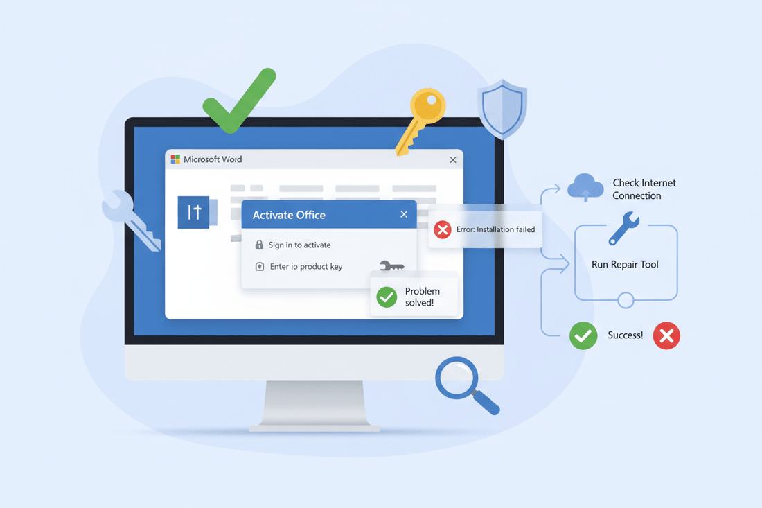 How to Fix the Most Common Microsoft Office 2021 Activation Errors - LicenGold