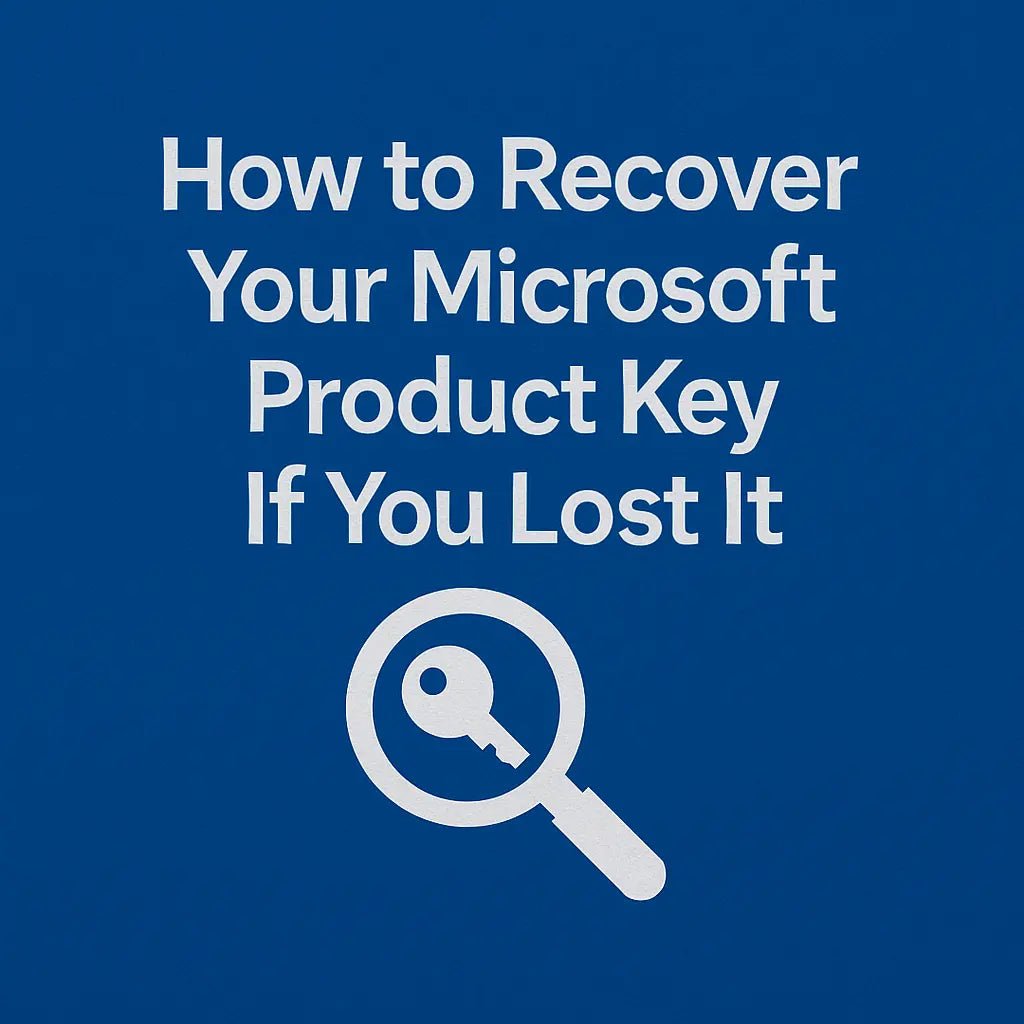 How to Recover Your Microsoft Product Key If You Lost It | LicenGold