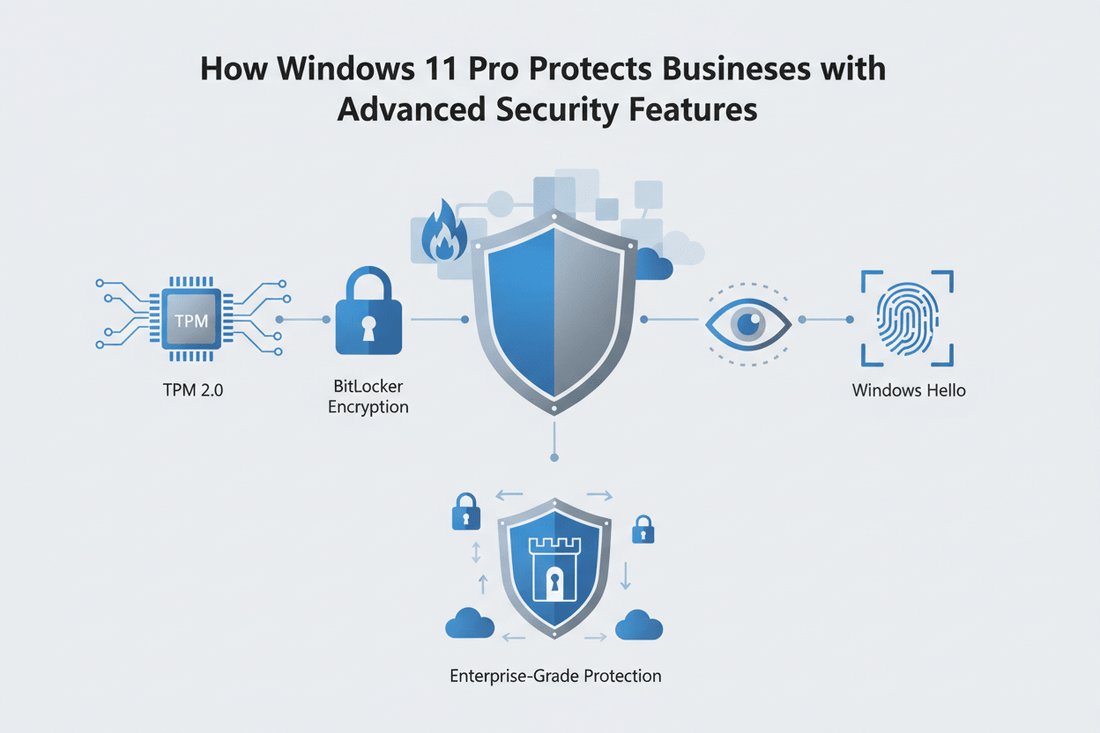 How Windows 11 Pro Protects Businesses with Advanced Security Features - LicenGold