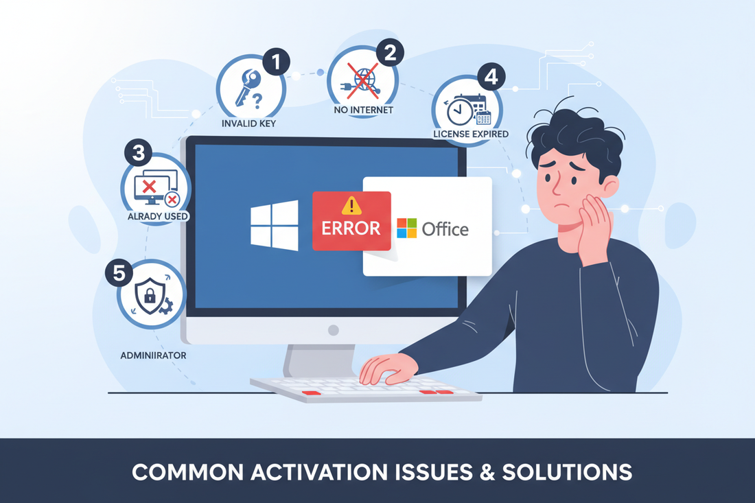 Top 5 Reasons Your Windows or Office Key not Working (And How to Fix It)