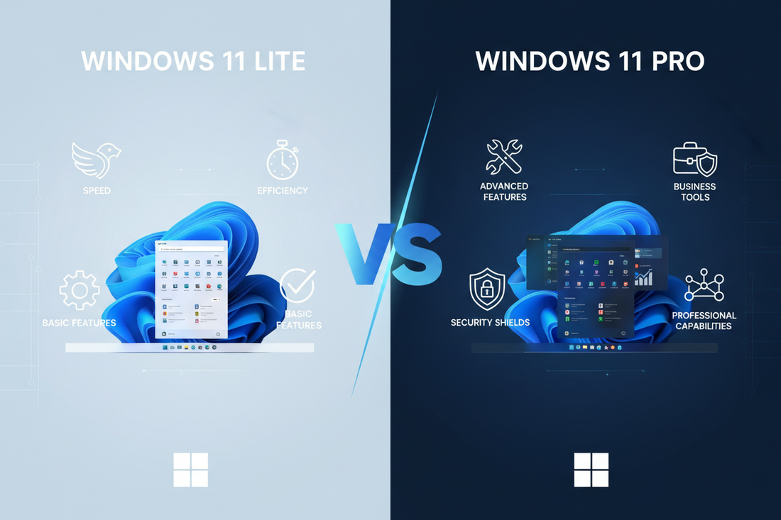 Windows 11 Lite vs Windows 11 Pro – Which One Should You Use?