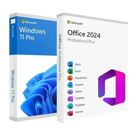 Bundle: Windows 11 Pro + Office 2024 Professional Plus | Retail Keys – Instant Delivery LicenGold