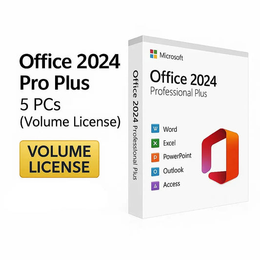 Microsoft Office 2024 Pro Plus – 5 PC License | Multi-Activation Key LicenGold